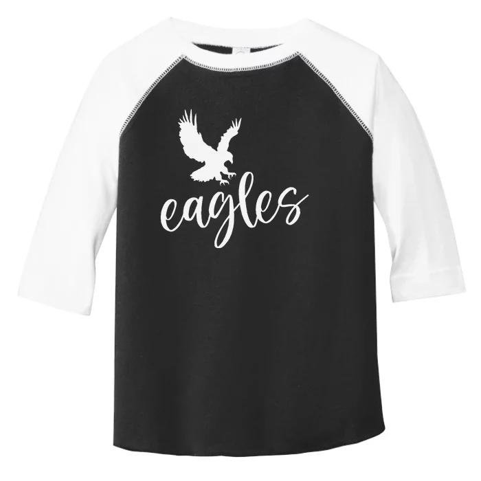 Vintage E.A.G.L.E.S Flying Bird Inspirational Toddler Fine Jersey T-Shirt