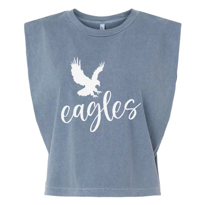 Vintage E.A.G.L.E.S Flying Bird Inspirational Garment-Dyed Women's Muscle Tee