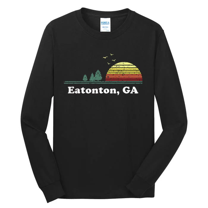 Vintage Eatonton Georgia Home Souvenir Tall Long Sleeve T-Shirt