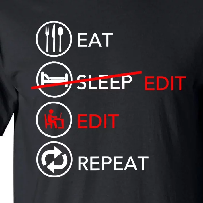 Video Editing Gift Film Making Gift For Video Editor Gift Tall T-Shirt