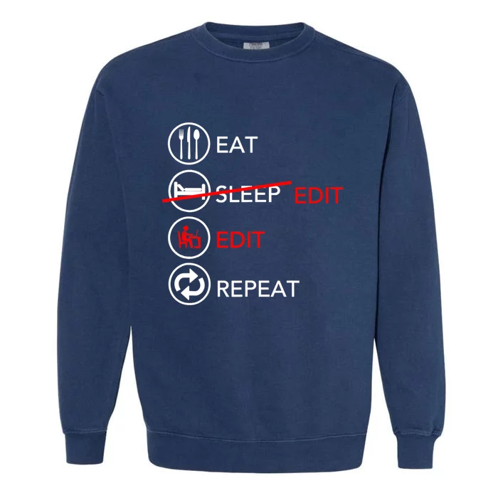 Video Editing Gift Film Making Gift For Video Editor Gift Garment-Dyed Sweatshirt