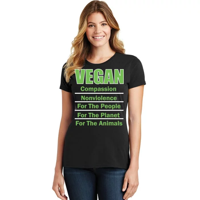 Vegan Message Women's T-Shirt