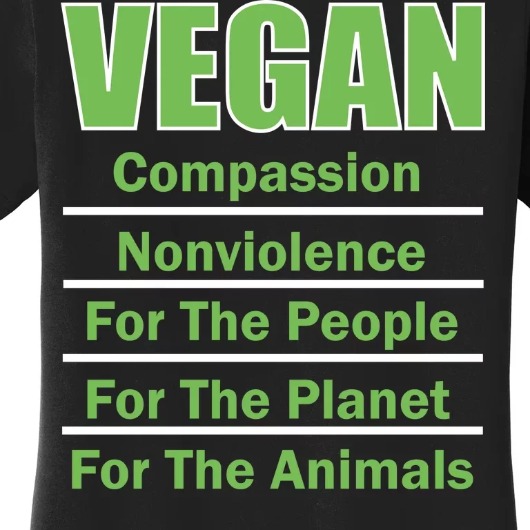 Vegan Message Women's T-Shirt