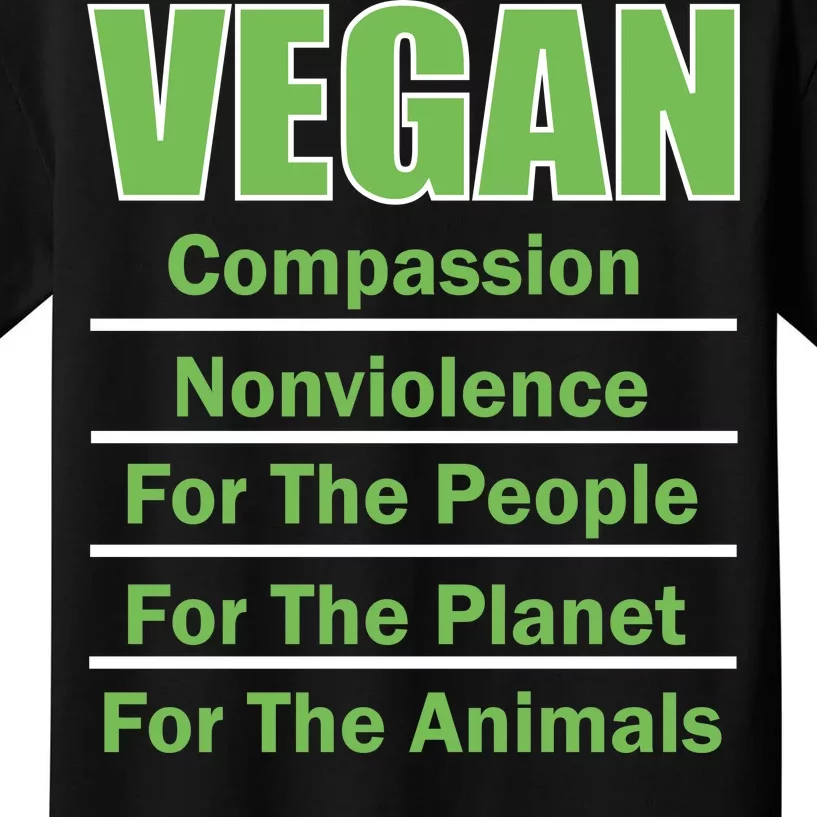 Vegan Message Kids T-Shirt