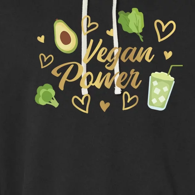 Vegan Power Garment-Dyed Fleece Hoodie