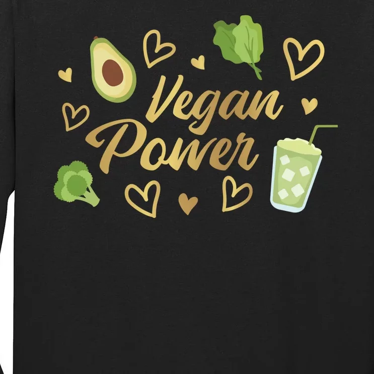 Vegan Power Tall Long Sleeve T-Shirt