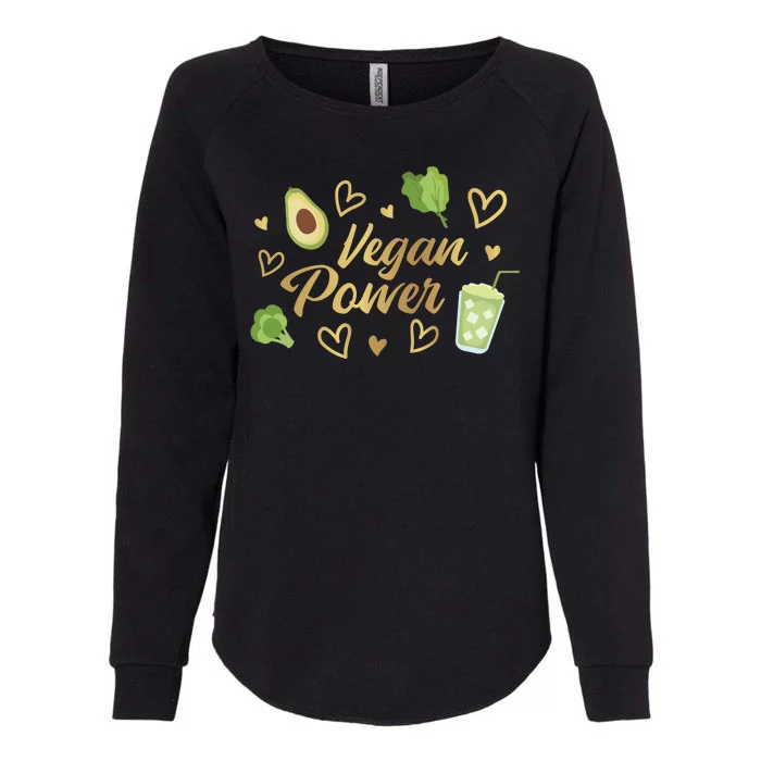 Vegan Power Womens California Wash Sweatshirt