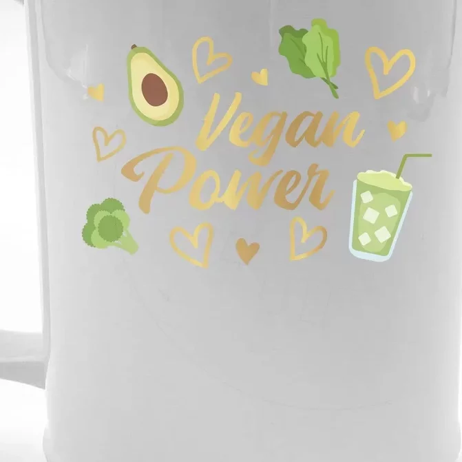 Vegan Power Front & Back Beer Stein