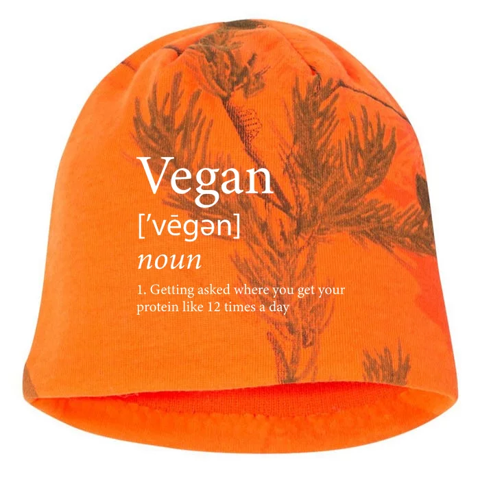 Vegan Protein Definition Kati - Camo Knit Beanie