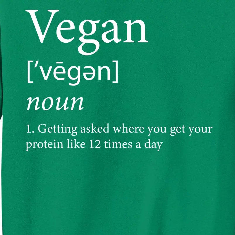 Vegan Protein Definition Sweatshirt