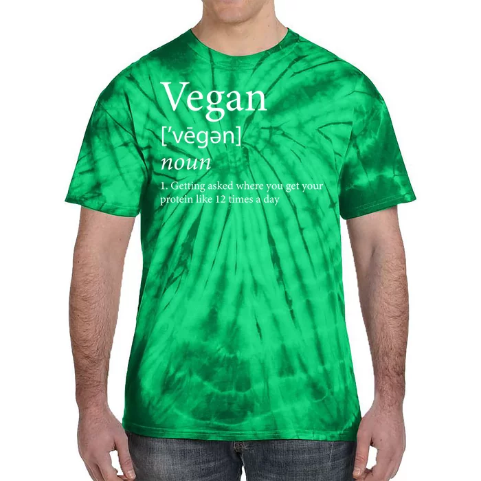 Vegan Protein Definition Tie-Dye T-Shirt