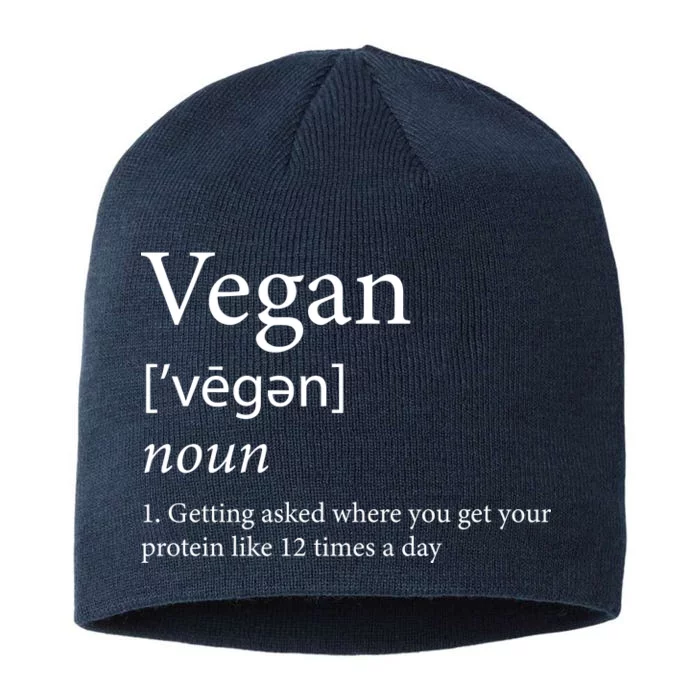 Vegan Protein Definition 8 1/2in Sustainable Knit Beanie