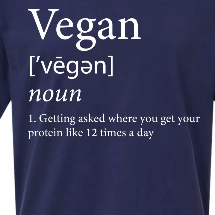 Vegan Protein Definition Sueded Cloud Jersey T-Shirt