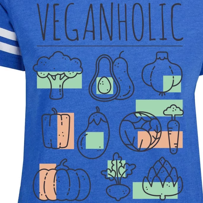 Veganholic Enza Ladies Jersey Football T-Shirt