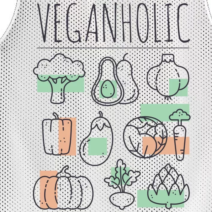 Veganholic Mesh Reversible Basketball Jersey Tank