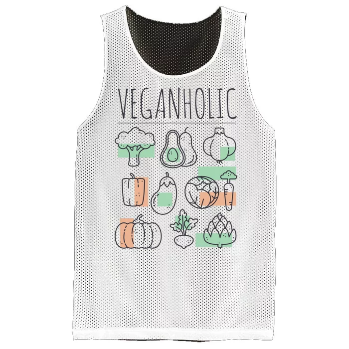 Veganholic Mesh Reversible Basketball Jersey Tank