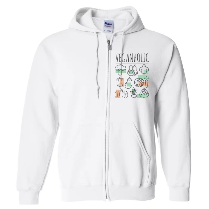 Veganholic Full Zip Hoodie