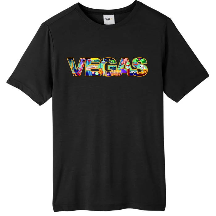 Vegas - Las Vegas Logo ChromaSoft Performance T-Shirt