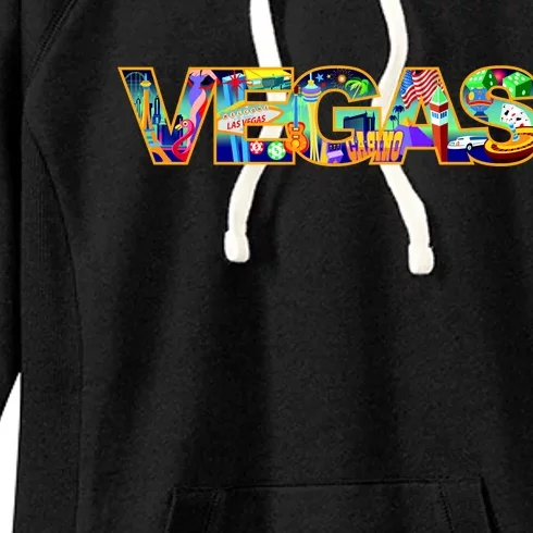 Vegas - Las Vegas Logo Women's Fleece Hoodie