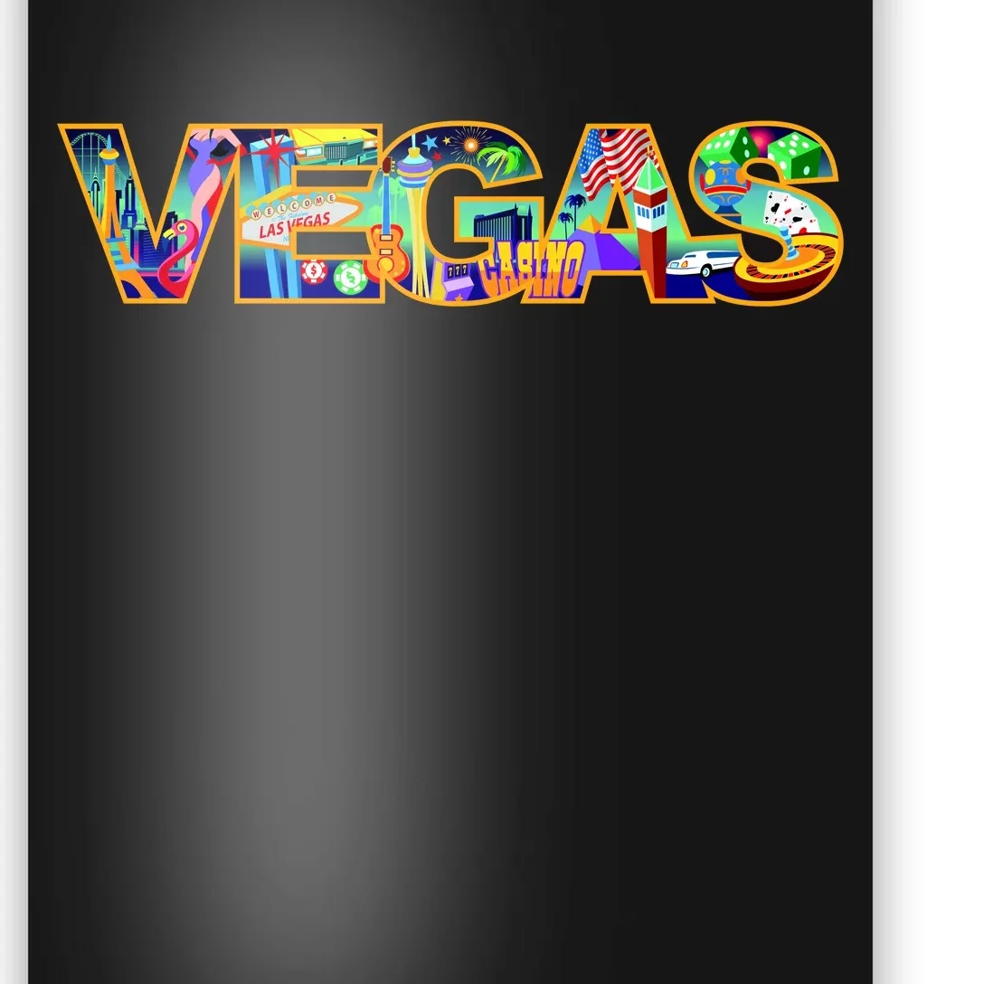 Vegas - Las Vegas Logo Poster