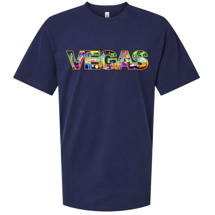 Vegas - Las Vegas Logo Sueded Cloud Jersey T-Shirt