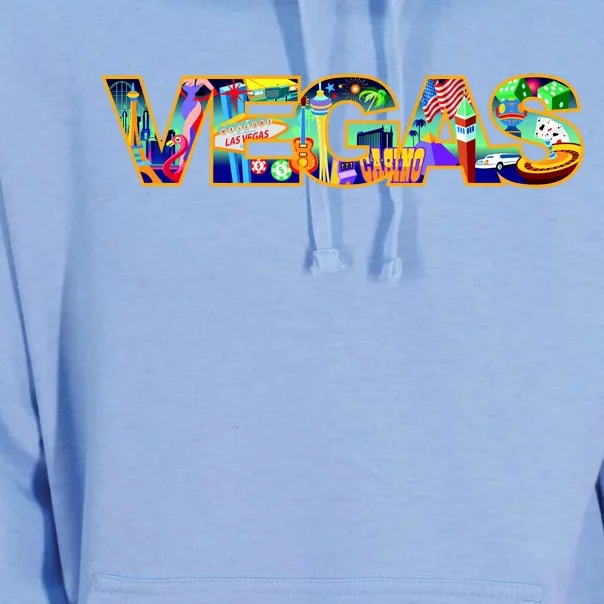 Vegas - Las Vegas Logo Unisex Surf Hoodie