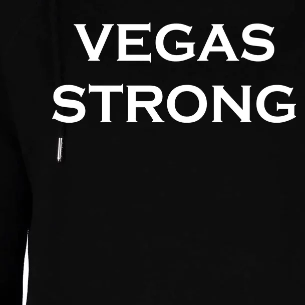 Vegas Strong Womens Funnel Neck Pullover Hood