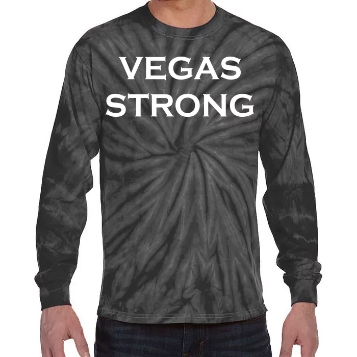 Vegas Strong Tie-Dye Long Sleeve Shirt