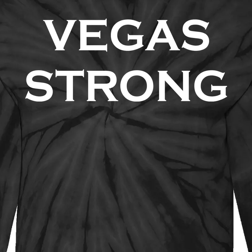 Vegas Strong Tie-Dye Long Sleeve Shirt