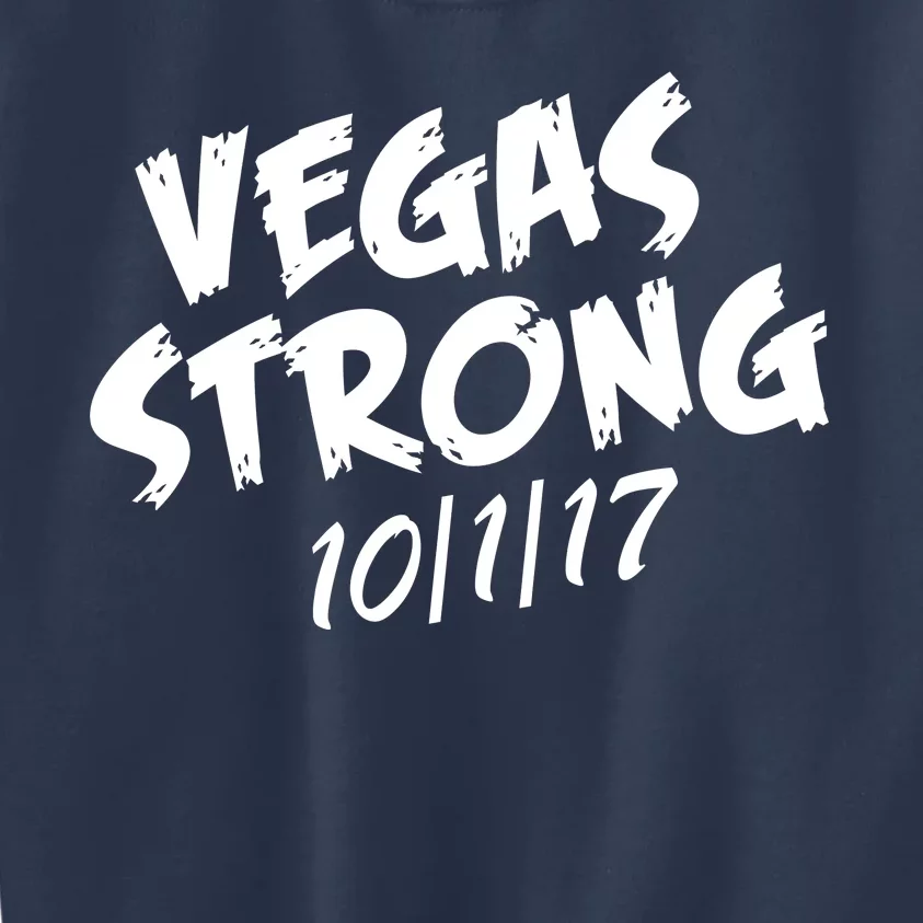 Vegas Strong 10-1-17 Kids Sweatshirt