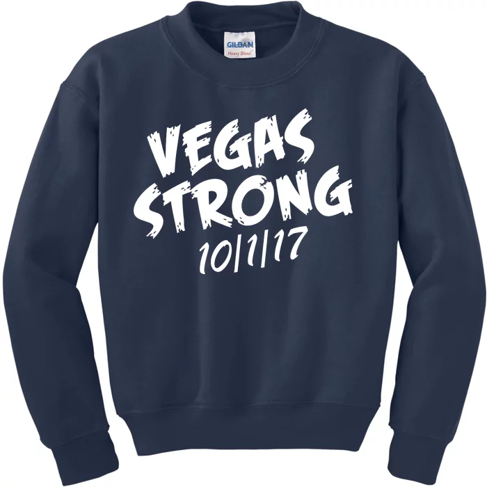 Vegas Strong 10-1-17 Kids Sweatshirt