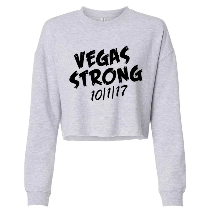 Vegas Strong 10-1-17 Cropped Pullover Crew