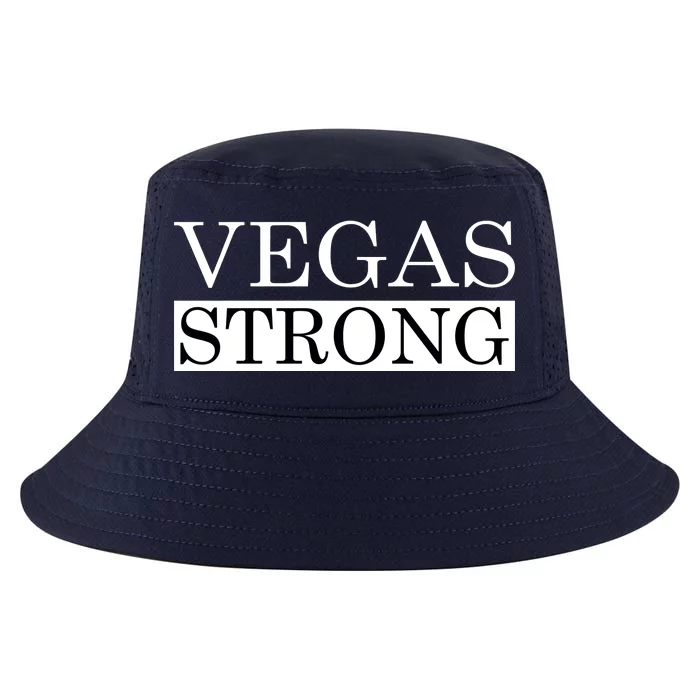 Vegas Strong Classy News Text Cool Comfort Performance Bucket Hat