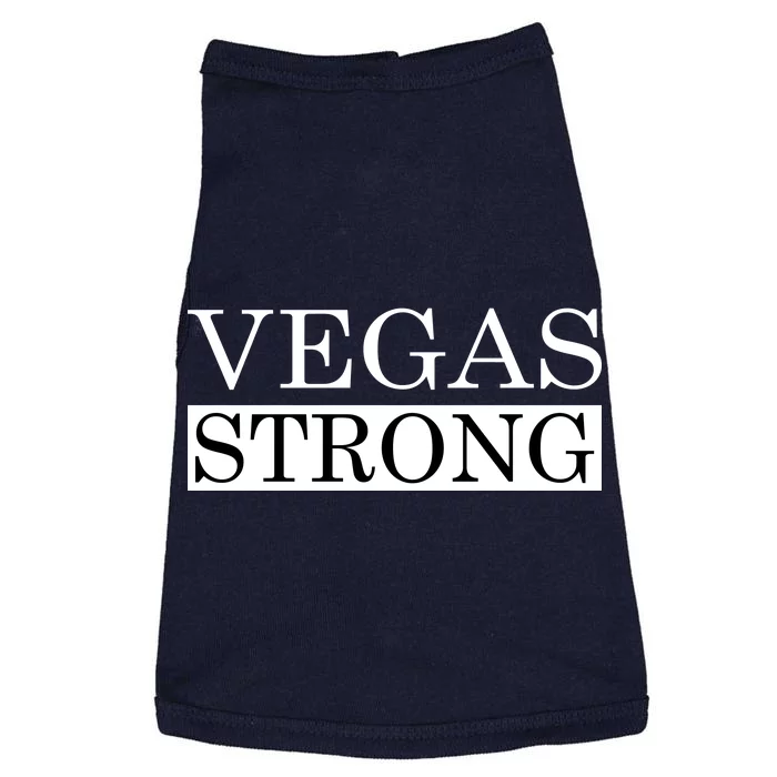 Vegas Strong Classy News Text Doggie Tank