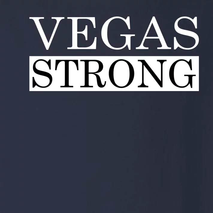 Vegas Strong Classy News Text Toddler Long Sleeve Shirt