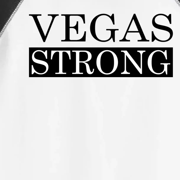 Vegas Strong Classy News Text Toddler Fine Jersey T-Shirt