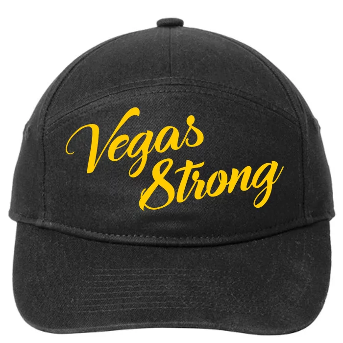 Vegas Strong Gold Script 7-Panel Snapback Hat