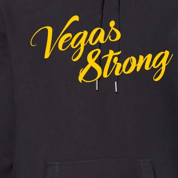 Vegas Strong Gold Script Premium Hoodie