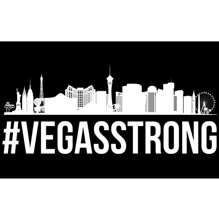 Vegas Strong Hastag #vegasstrong Skyline Bumper Sticker