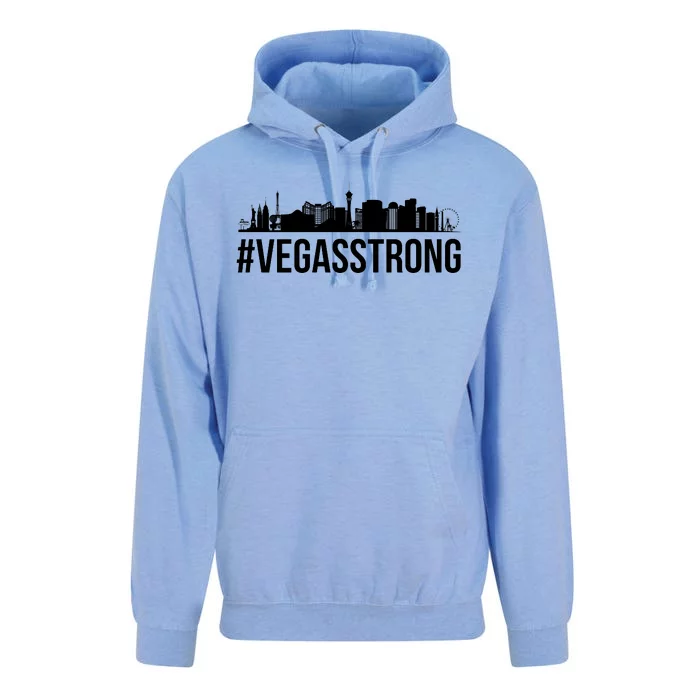 Vegas Strong Hastag #vegasstrong Skyline Unisex Surf Hoodie