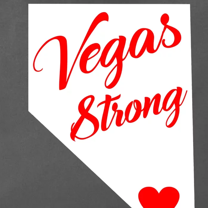 Vegas Strong Nevada Heart Script Zip Tote Bag