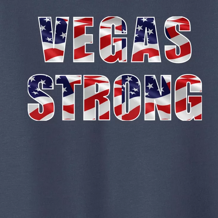 Vegas Strong USA Flag Toddler T-Shirt