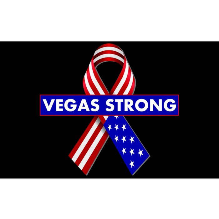 Vegas Strong USA Flag Ribbon Bumper Sticker