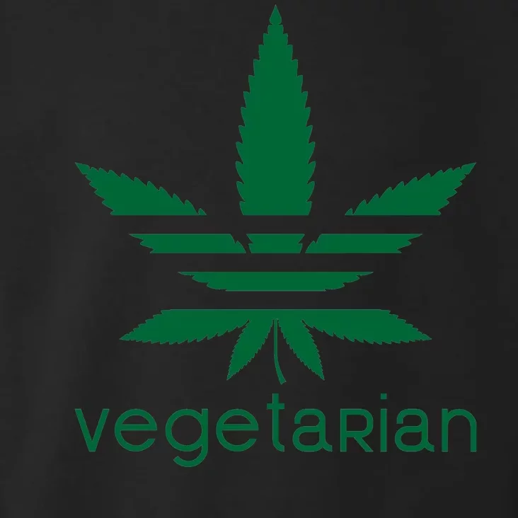 Vegetarian Funny Weed Toddler Hoodie