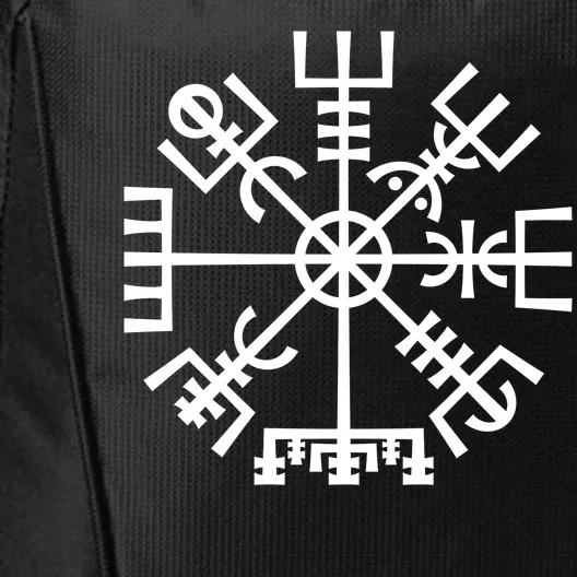 Vegvisir The Magic Navigation Compass of Vikings City Backpack