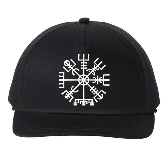 Vegvisir The Magic Navigation Compass of Vikings Snapback Five-Panel Rope Hat