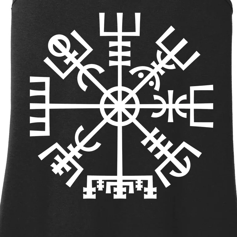 Vegvisir The Magic Navigation Compass of Vikings Ladies Essential Tank