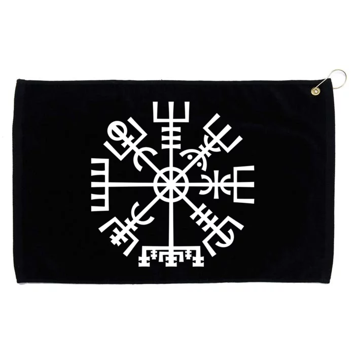 Vegvisir The Magic Navigation Compass of Vikings Grommeted Golf Towel