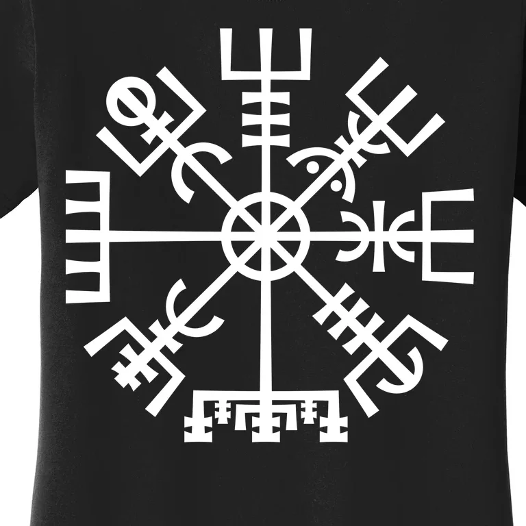 Vegvisir The Magic Navigation Compass of Vikings Women's T-Shirt