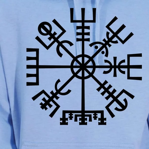 Vegvisir The Magic Navigation Compass of Vikings Unisex Surf Hoodie